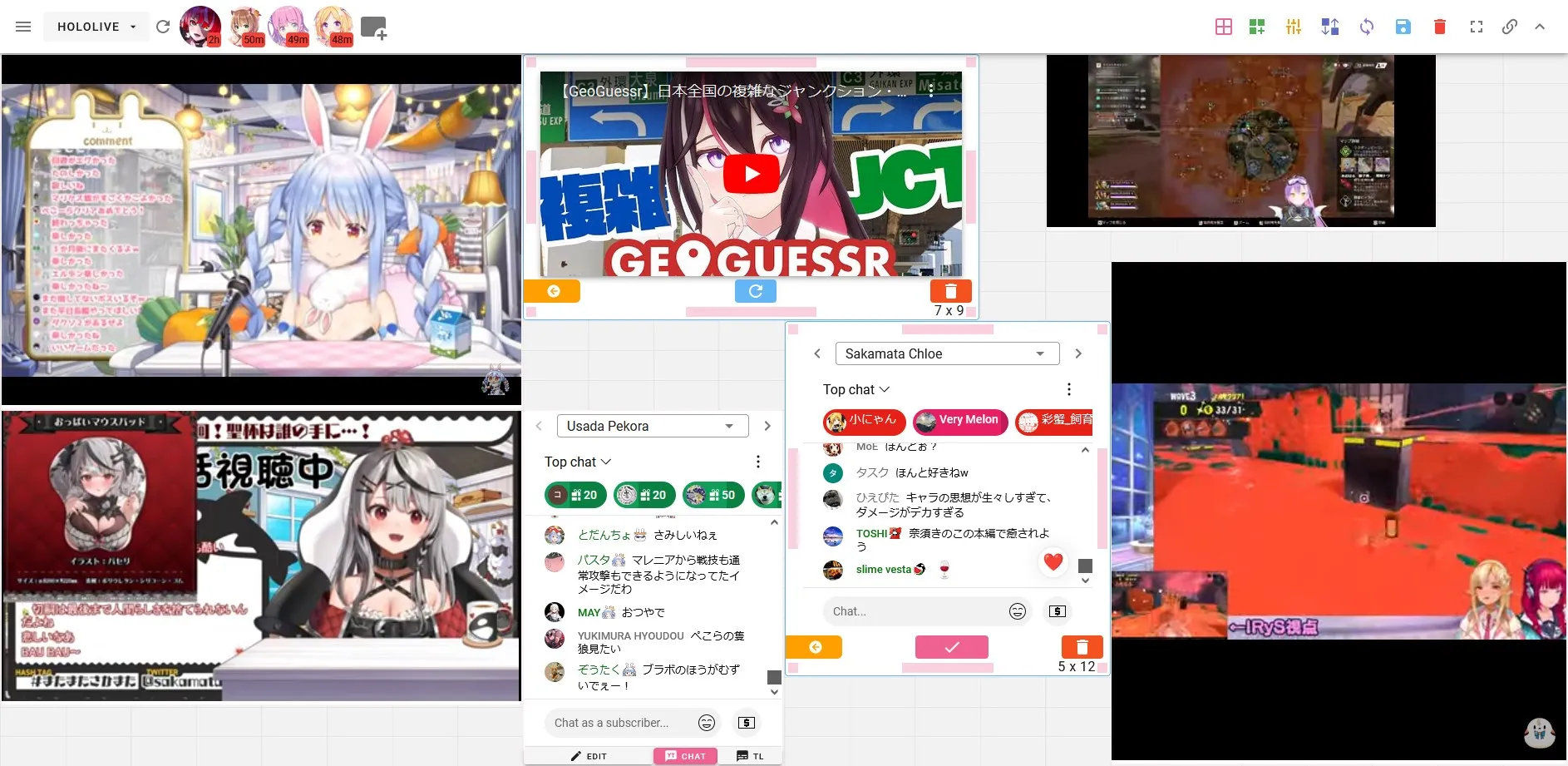Holodex multiview example