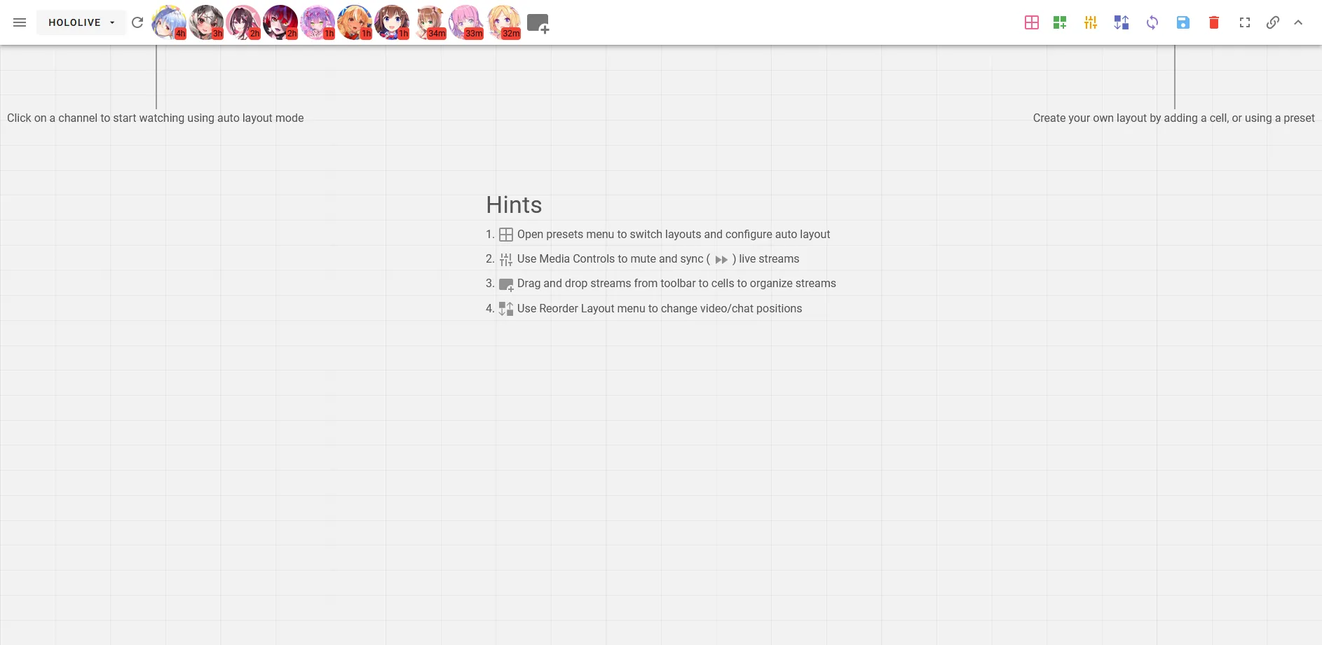 Holodex multiview